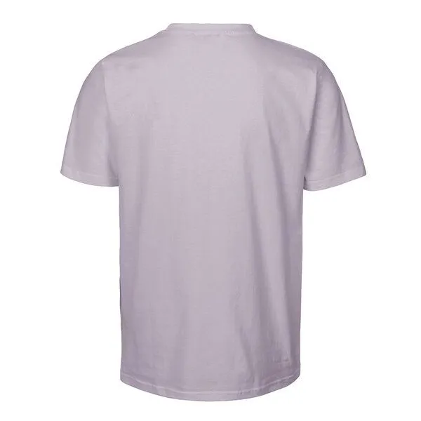 HANDGEDRUCKT HANDGEDRUCKT "Space Walk 2.0" Unisex T-Shirt aus reiner Baumwolle (kbA), Dusty purple, – Produktbild 2 von 3