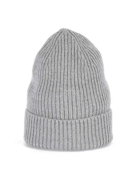 YTWOO YTWOO Unisex-Mütze mit breitem Rand aus 100% Merinowolle | Made in Spanien, Hellgrau, – Produktbild 1 von 3