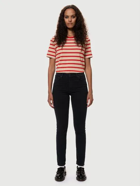 Nudie Jeans Nudie Jeans Mellow Mae - So Black, Schwarz, – Produktbild 2 von 3
