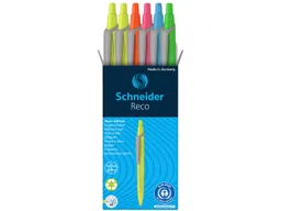 Schneider Schneider Kugelschreiber 'Reco' neon, 6 Stk. – Produktbild 1 von 1