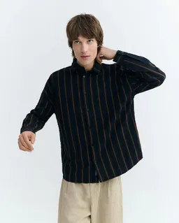 thinking mu thinking mu Portbou Stripes Haru Shirt – Produktbild 1 von 1