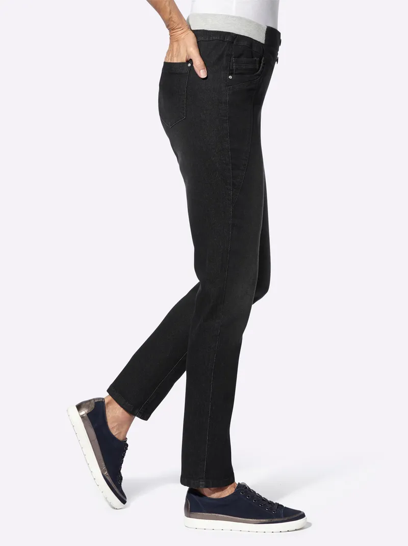 Witt Jeans black denim, Black denim, – Produktbild 2 von 3