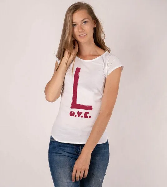 Gary Mash GARY MASH Shirt Asheville L.O.V.E. aus Biobaumwolle, Weiß, – Produktbild 3 von 4