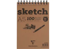 Clairefontaine Clairfontaine Skizzenblock "Sketch", DIN A5, 100 Blatt – Produktbild 1 von 1