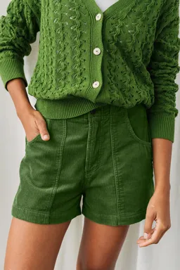 TWOTHIRDS TWOTHIRDS Damen vegan Shorts Cockatoo Grasgrün – Produktbild 1 von 1