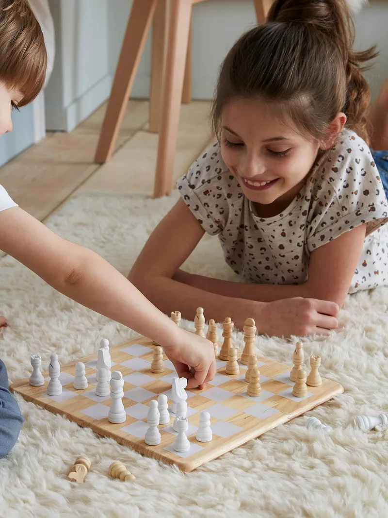 Vertbaudet Kinder Schach-Spiel, Mehrfarbig, – Produktbild 3 von 4