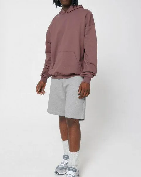 YTWOO YTWOO Oversized Unisex Hoodie mit Kängurutasche, Dry, nachhaltig, Bio-Baumwolle, Violett, – Produktbild 3 von 4