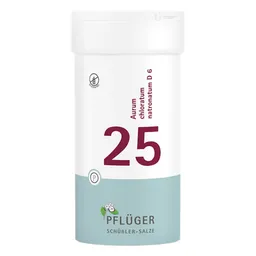 Biochemie Pflüger Schüßler-Salze Biochemie Pflüger 25 Aurum chlor.natr.D 6 Tbl. – Produktbild 1 von 1