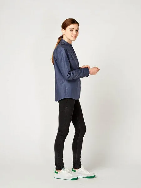 KAYA&KATO KAYA&KATO Bluse, MALOJA, Graublau, – Produktbild 2 von 3