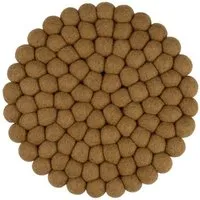 myfelt myfelt Filzkugel Topfuntersetzer (⌀ 20 cm), Karamell (omar), – Produktbild 1 von 1