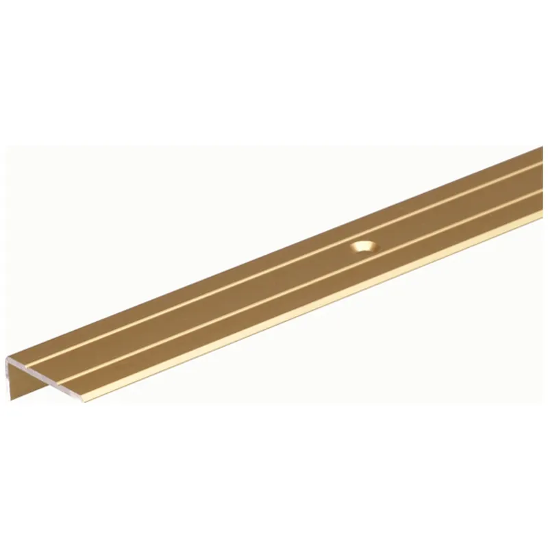 Alberts ALBERTS Treppenkanten-Schutzprofil, Alu gold elox., LxBxHxS 1000x25x10x1,5mm – Produktbild 1 von 1