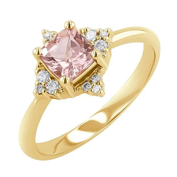 Eppi Eppi Ring mit Morganit und Diamanten Ethany – Produktbild 1 von 4
