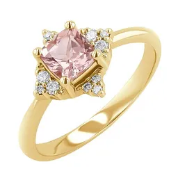 Eppi Eppi Ring mit Morganit und Diamanten Ethany – Produktbild 1 von 1