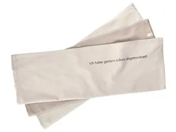 HANS NATUR Geschirrhandtücher Bio-Baumwolle 3er Set Sand Maße 50 x 70 cm – Produktbild 1 von 1