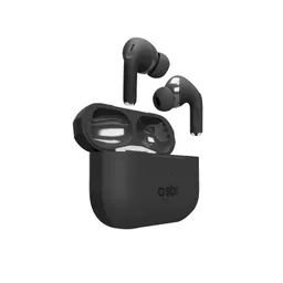 SBS SBS Für kabellose Aufladung geeignete TSW-Ohrhörer, schwarz In-Ear Kopfhörer – Produktbild 1 von 1