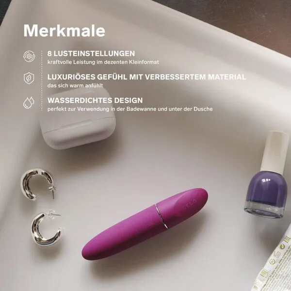 LELO Lippenstift-Vibrator - LELO MIA 3, Lila, – Produktbild 3 von 3