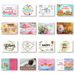Domelo Domelo 16er Set Geburtstagskarten mit Umschlag Glückwunschkarten Postkarte als Grußkarten – Produktbild 1 von 1