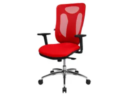 Topstar Topstar Bürodrehstuhl "Sitness Net Pro 100" mit Armlehnen rot – Produktbild 1 von 1