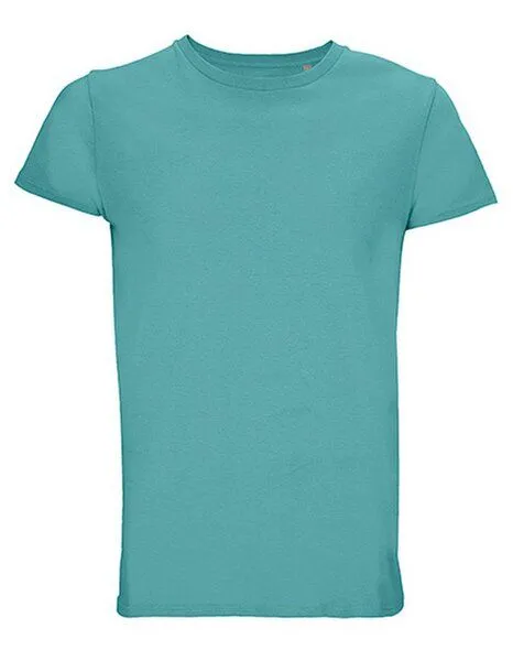Sol's Sol's Herren T-Shirt Kurzarm Rundhals aus Bio - Baumwolle, Pool blue, – Produktbild 1 von 3