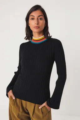 SKFK SKFK Damen vegan T-Shirt Lerate Schwarz – Produktbild 1 von 1