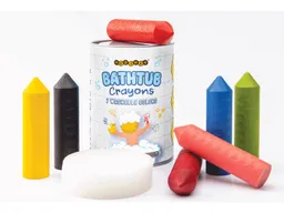 Medenka Medenka Badewannen-Malstifte mit Bienenwachs, 7 Stück Stift: 7,8 cm, Durchmesser 1,9 cm – Produktbild 1 von 1