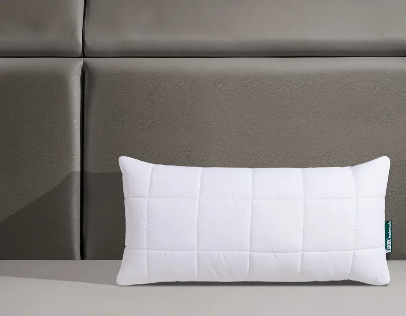 fan Microfaserkissen Komfort Plus, Füllung: 100% Polyester, Bezug: 100% Polyester, leichtes, weiches Kissen, Weiß, – Produktbild 3 von 7