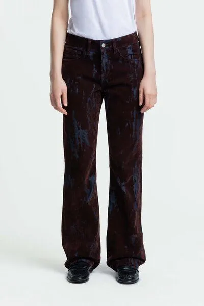 Kings Of Indigo Kings Of Indigo Jeans Teruko - Mid Rise Flared - Fudge Larissa Flock – Produktbild 3 von 3