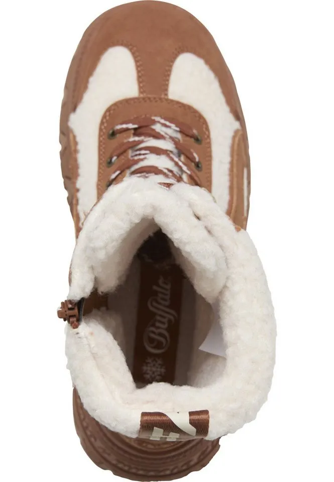 Buffalo Buffalo FUSION COM HI WARM - VEGAN NUBUCK/FUR Stiefel – Produktbild 3 von 5