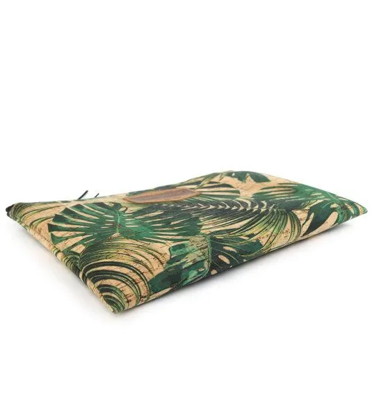 Gary Mash GARY MASH Kork Clutch Handtasche mit Palmenmuster – Produktbild 4 von 4