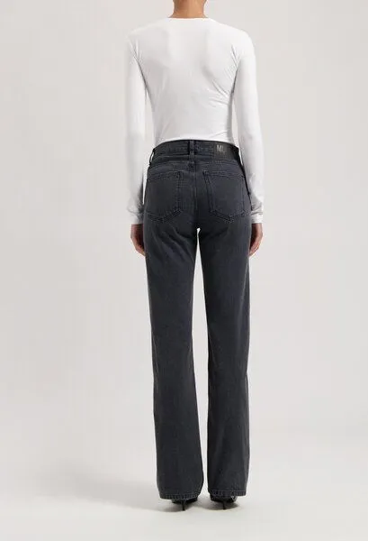 MUD Jeans MUD Jeans Damen Jeans Loose Fit "Jamie - Used Black", Used black, – Produktbild 3 von 4