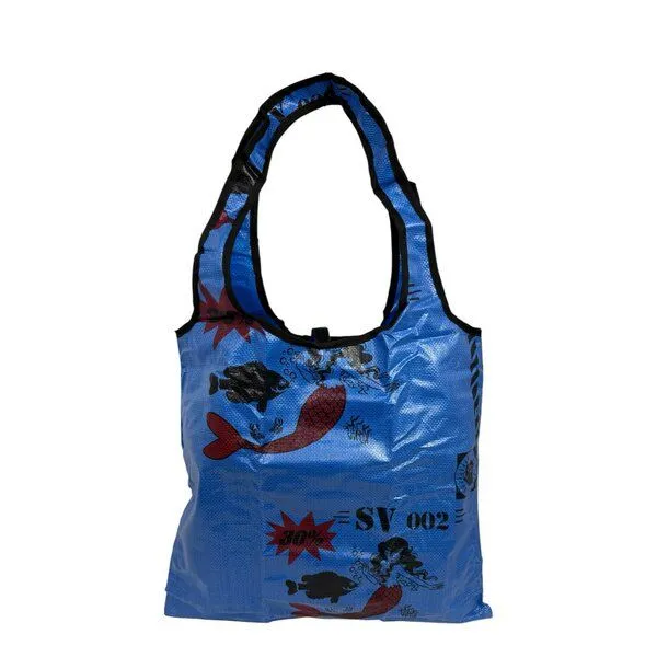 Beadbags Beadbags Einkaufstasche Ri43 recycelter Reissack, Dunkelblau, – Produktbild 3 von 3