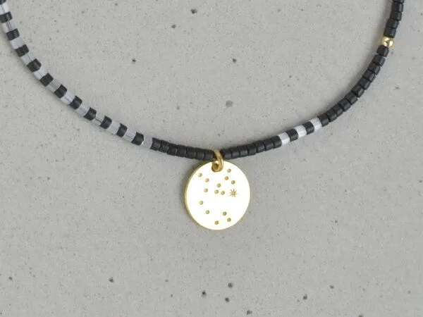 renna deluxe renna deluxe Sternzeichen Armband, Gold, – Produktbild 1 von 8