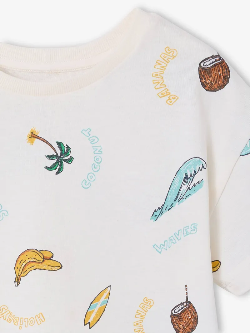 Vertbaudet T-Shirt Jungen, Weiß, – Produktbild 4 von 4
