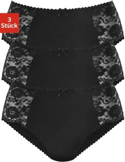 petite fleur by Lascana Hüftslip schwarz – Produktbild 1 von 1