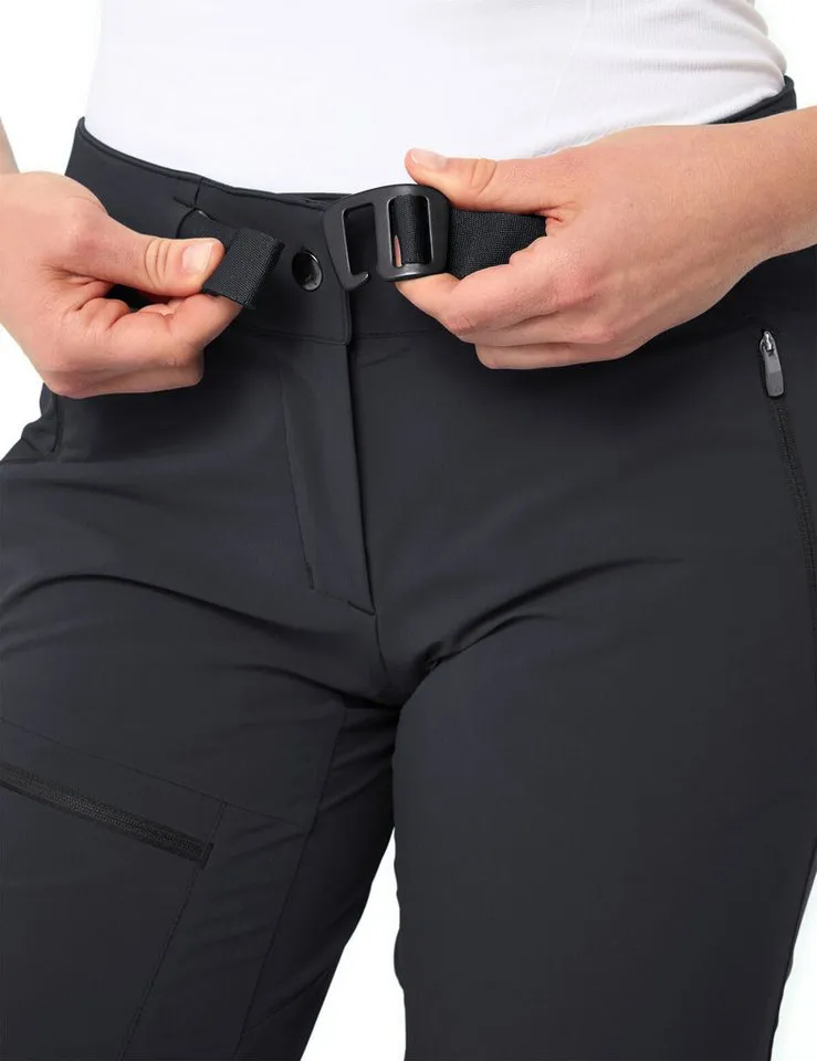 Vaude Vaude Shorts WOMEN'S BADILE SHORTS II kurze Hose, winddicht, Schwarz, – Produktbild 3 von 4