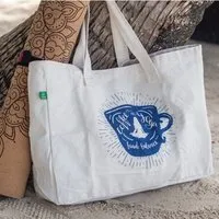 Divasya Divasya Shopper-Bag aus Biobaumwolle mit Yogamotiven – Produktbild 1 von 1