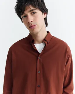 thinking mu Thinking MU Herren vegan Kariertes Hemd Ant Orange – Produktbild 1 von 1