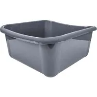 Universalschüssel "BASEL", quadratisch, dunkelgrau, 12 l – Produktbild 1 von 1
