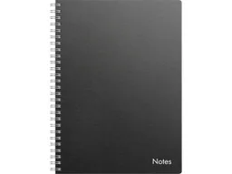 Burde Burde Spiralnotizbuch A5, schwarzer Karton – Produktbild 1 von 1
