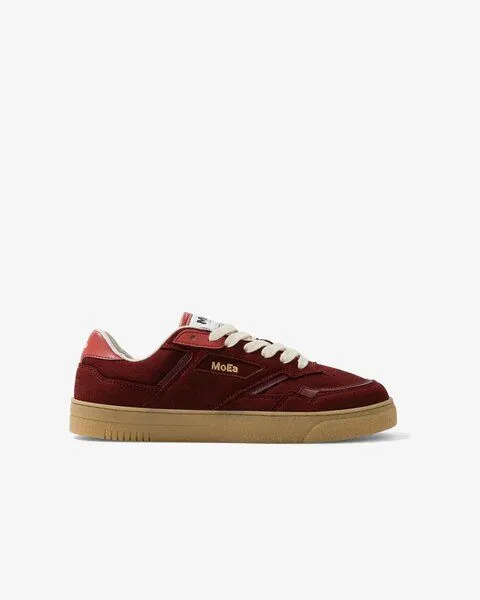 MoEa MoEa Sneakers GEN9 - Grapes Full Burgundy Suede, Red, – Produktbild 3 von 5