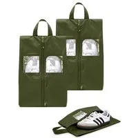 TRAVEL DUDE TRAVEL DUDE Schuhtasche 2er Set - Wasserfeste Schuhbeutel Reise, Koffer, Gepäck - Schmutzabweisender Schuhsack Reise für Schuhe – Produktbild 1 von 1