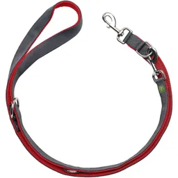 Hunter Hunter Verstellbare Führleine Maldon rot/ grau 2,5 cm – Produktbild 1 von 1