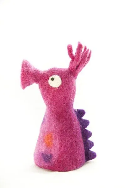 short'n'pietz short'n'pietz Seepferdchen als Filz Eierwärmer, Pink, – Produktbild 2 von 3