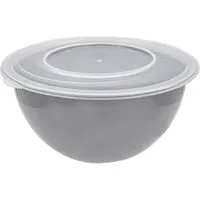 Frischhalteschüssel mit Deckel, pastellgrau, 5 l – Produktbild 1 von 1