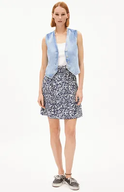 ARMEDANGELS ARMEDANGELS Damen vegan Weste Sineriaa Atlas Blau – Produktbild 1 von 1