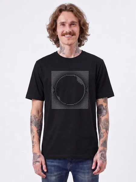 watapparel watapparel T-Shirt Unisex Sonnenfinsternis, Black, – Produktbild 2 von 2