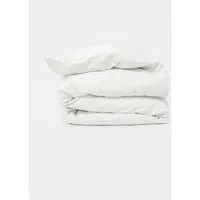 erlich textil erlich textil Finn Bettdeckenbezug aus weicher Bio-Baumwolle, made in Europe, Weiß, – Produktbild 1 von 3