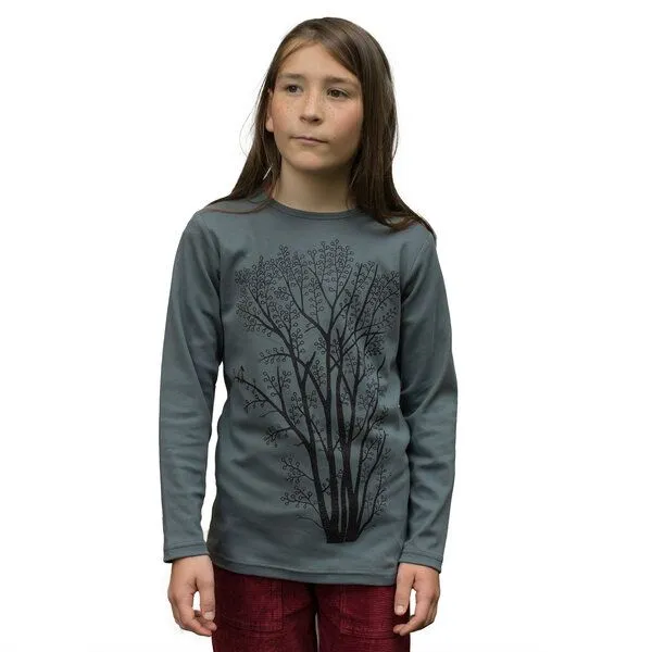 Cmig Cmig Erle mit Elster Langarmshirt für Kinder, Stormy weather (grau), – Produktbild 1 von 1