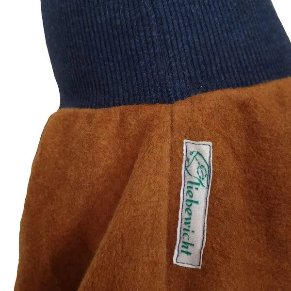 liebewicht liebewicht Warme Yogahose Pumphose Bio Fleece braun, Brown, – Produktbild 4 von 8