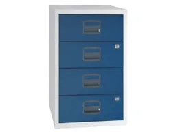 BISLEY Home BISLEY Home Container, mit 4 Schubladen grau/blau – Produktbild 1 von 1